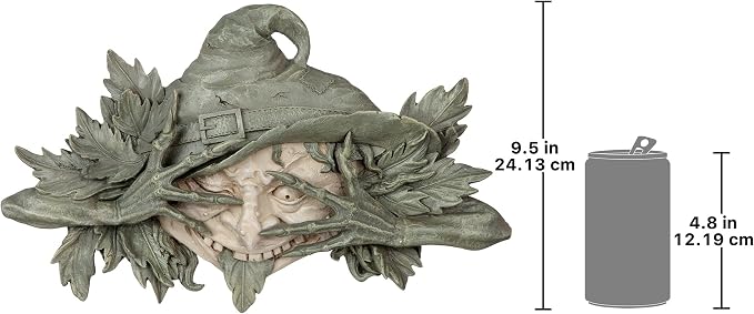 The Poison Ivy Forest Witch: Greenman Wall Sculpture