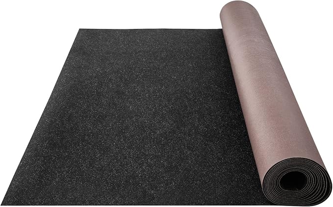 Happybuy 6 ft x 13 ft Charcoal Black Marine Carpet for Boats Waterproof - 0.18" Thick Indoor Outdoor Rug Carpet Roll for Home Patio Porch Deck