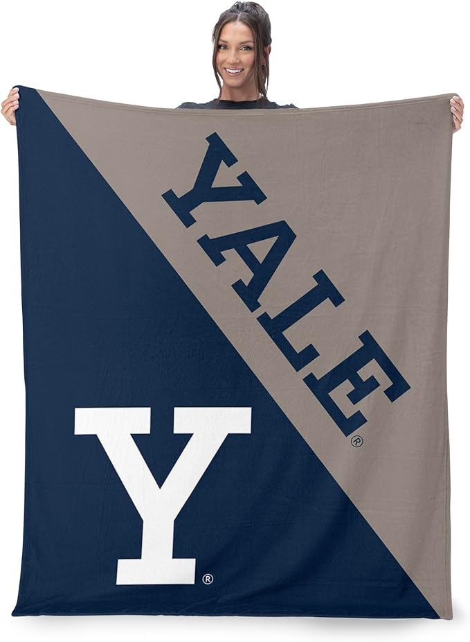 Northwest NCAA Silk Touch Throw Blanket, Ultra Soft Plush Polyester, Lightweight Warm Decorative Fan Gift, 46 x 60 in