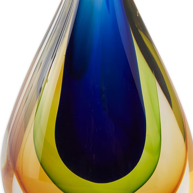Zingz & Thingz Dazey Den Collection Glass Teardrop Décor, Teardrop, 4x2x6.5
