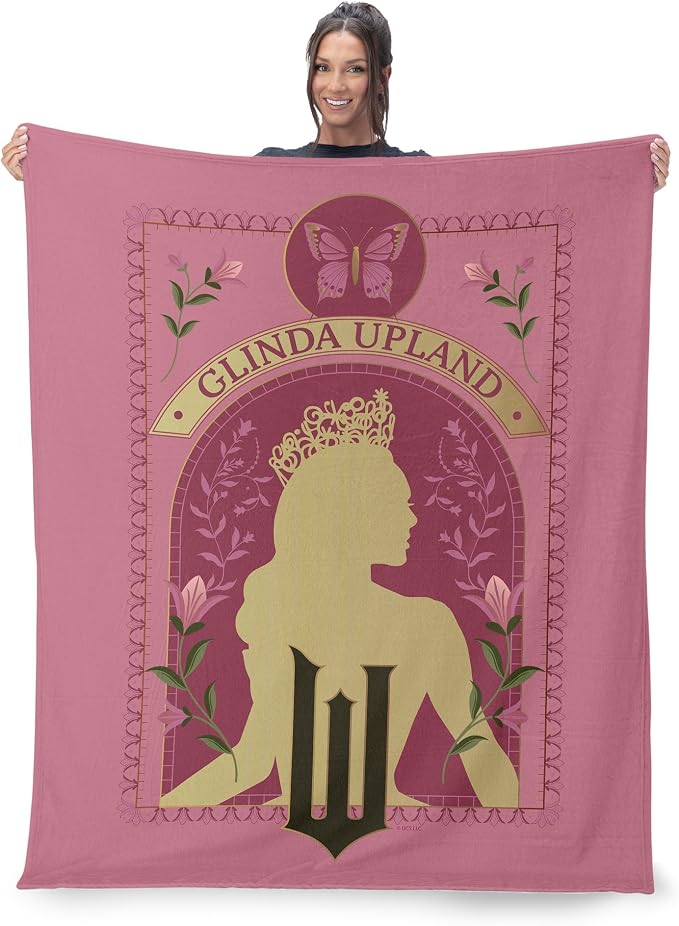 Northwest Wicked Glinda Upland Silk Touch Throw Blanket 60x80 inches