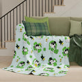 Peanuts® Snoopy Cozy Throw 46 in x 60 in, Soft Cozy Plush for Couch, Bed & Travel, Snoopy Joe Cool St. Patrick’s Day Design (Officially Licensed Product), Franco Collectibles®