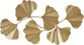 Madison Park Wall Art Living Room Décor Faye Metal Foil Ginkgo Leaf Large Home Accent Modern Inspired Dining, Bathroom Decoration Ready to Hang Ornament for Bedroom, 43"W x 23.5"H x 1.6"D, Gold