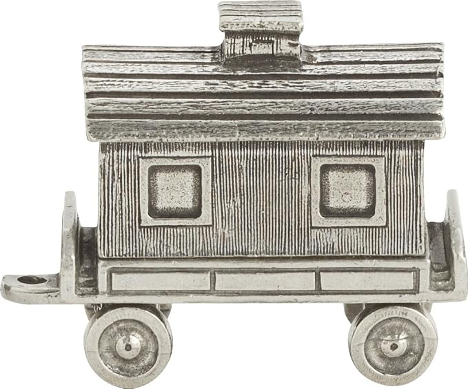 DANFORTH – Birthday Train Candleholder Caboose – Handcrafted Pewter Birthday Party Decorations – Made in USA