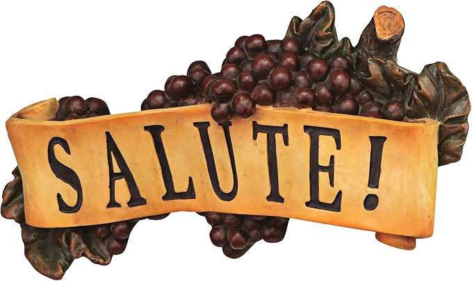 Design Toscano AH231116-Parent Salute Wall Sculpture,Full Color, 12.60" x 2.56"