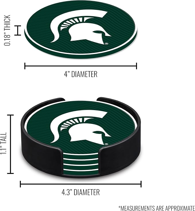 Rico Industries NCAA 4pack Coaster Set - Classic Favorites