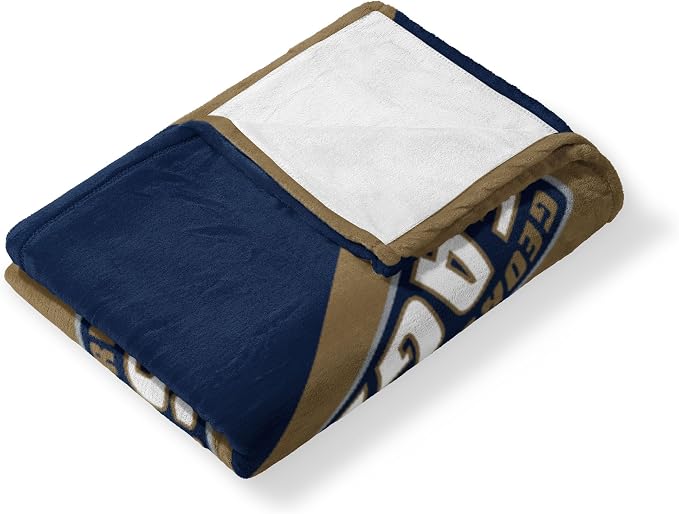 Northwest NCAA Silk Touch Throw Blanket, Ultra Soft Plush Polyester, Lightweight Warm Decorative Fan Gift, 46 x 60 in