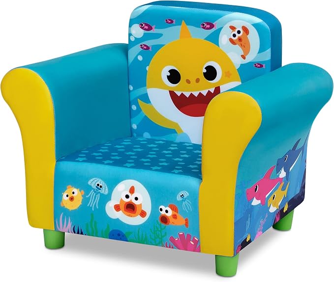 Delta Children Upholstered Chair, Baby Shark