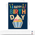 Happy Birthday Cards with Envelopes (Delicious) Bulk 25 Pack of Greeting Cards with Envelopes (5x7 inch - A7) Office, Work, Employees & Clients (B2407) Made in USA