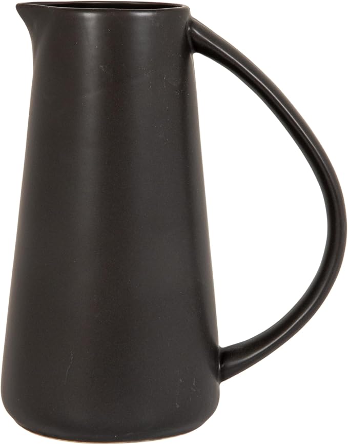 Bloomingville Black Stoneware Pitcher