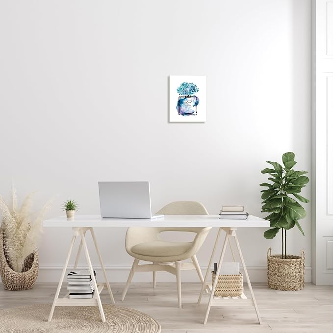 Watercolor Perfume Bottle, 10 x 15 Inch Mounted Print on Wall Plaque | Stupell Industries · By Amanda Greenwood · Ready to hang · Made in USA