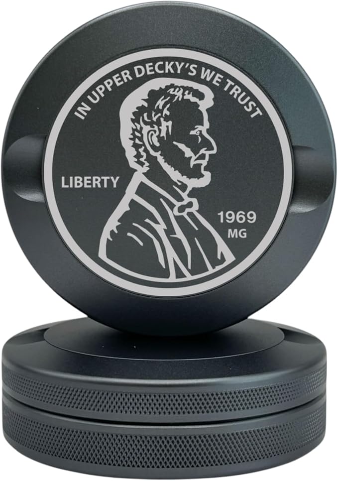 Liberty | Metal Container for Zyn, Premium Aluminum Can & Rugged Pouch Holder | Extra Capacity, Knurled Grip & Used Pouch Storage | EDC (Gunmetal Gray)