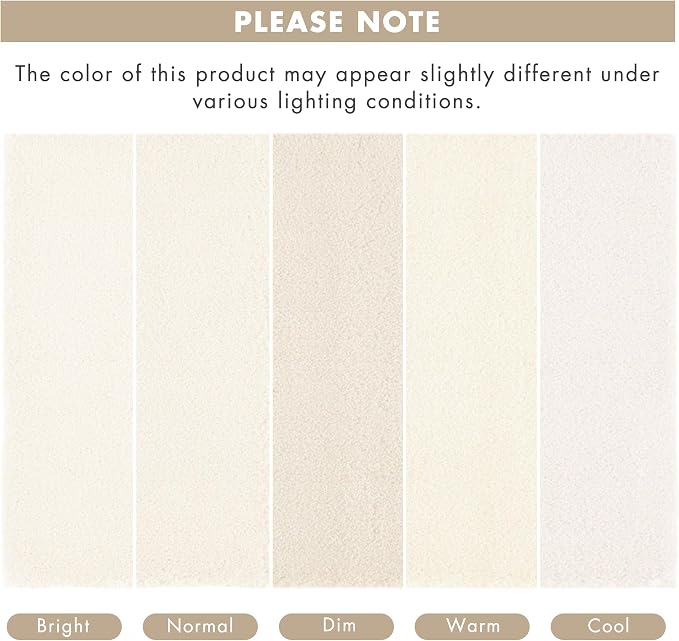 MADISON PARK SIGNATURE Marshmallow Bathroom Rug Non Slip, Luxrurious Plush Bath Mat, Absorbent, Quick Dry, Spa Design Bath Room Décor, 20x24, Ivory | Non slip Backing, Spa Quality Luxurious Plush Bath Rug for Bathroom, Quick Dry, OEKO TEX, U Shaped