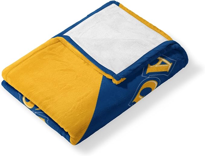 Northwest NCAA Silk Touch Throw Blanket, Ultra Soft Plush Polyester, Lightweight Warm Decorative Fan Gift, 46 x 60 in