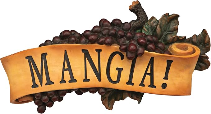Design Toscano AH231116-Parent Mangia Wall Sculpture,Full Color