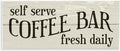 Rustic Coffee Bar Herringbone, 7 x 17 Inch Mounted Print on Wall Plaque | Stupell Industries · By Lil' Rue · Ready to hang once unboxed · Kitchen friendly decor · Made in USA
