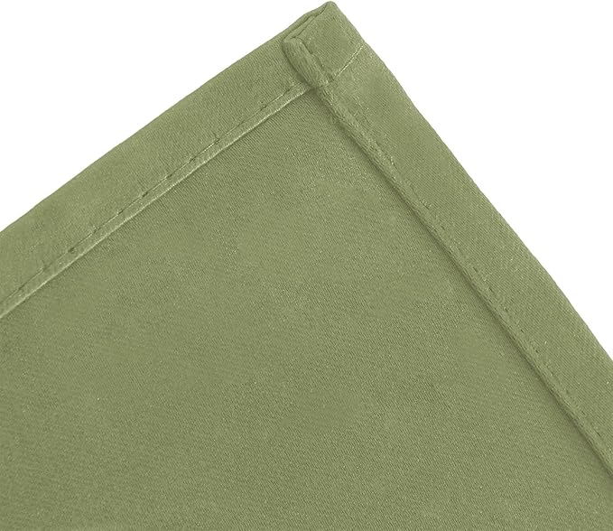 LEMOMO Sage Green Thermal Blackout Curtains/42 x 95 Inch/Set of 2 Panels Room Darkening Curtains for Bedroom