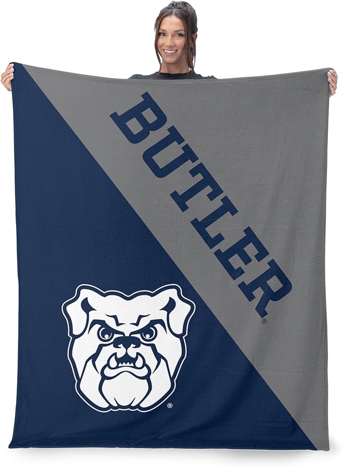 Northwest NCAA Silk Touch Throw Blanket, Ultra Soft Plush Polyester, Lightweight Warm Decorative Fan Gift, 46 x 60 in