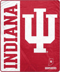 Proformance Home NCAA Indiana Hoosiers Endzone Ultra Soft Tailgate Throw