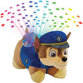 Pillow Pets Nickelodeon Paw Patrol Chase, 11" Sleeptime Lite | Plush Pillow and Night Light in One, Projects Rainbow Stars, 3 Light Modes, 20-Minute Auto-Off Timer, BPA Free