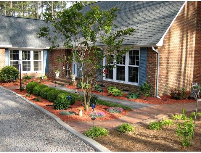 Ekena Millwork Lifetime Vinyl LL1S14X04300CB Standard Cathedral Top Center Mullion, Open Louver Vinyl Shutters, w/Installation Shutter-Lok's & Matching Screws (Per Pair), 14 1/2"W x 43"H, Classic Blue