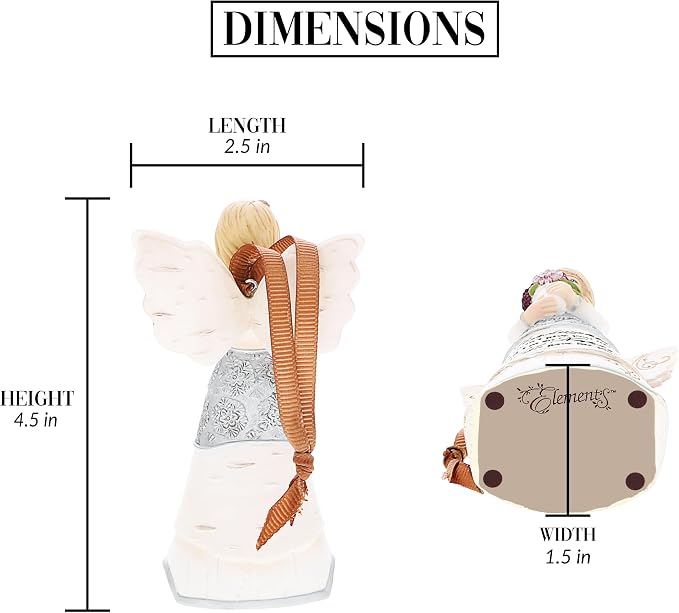 Pavilion Gift Company - Stepdaughter - 4.5" Angel Figurine Ornament Religious God Jesus Christian Christ Stepchildren Stepkids Gift Present from Stepdad Stepmom