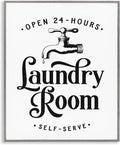 Laundry Room Vintage Sign Rustic Phrase, 11 x 14 Inch Framed Giclée Print | Stupell Industries · By Lettered and Lined · Ready to hang · Great for laundry room decor · Made in USA