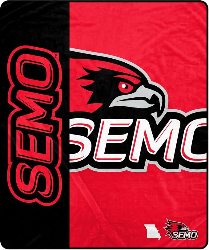 Proformance Home NCAA Southeast Missouri State Redhawks Endzone Ultra Soft Tailgate Throw