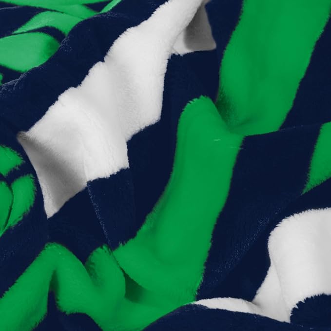 Logo Brands NCAA Raschel Throw Blanket – 50 x 60 Soft Fleece Blanket, Officially Licensed Collegiate Design, Cozy Throw for Tailgating, Game Day, & Home Décor