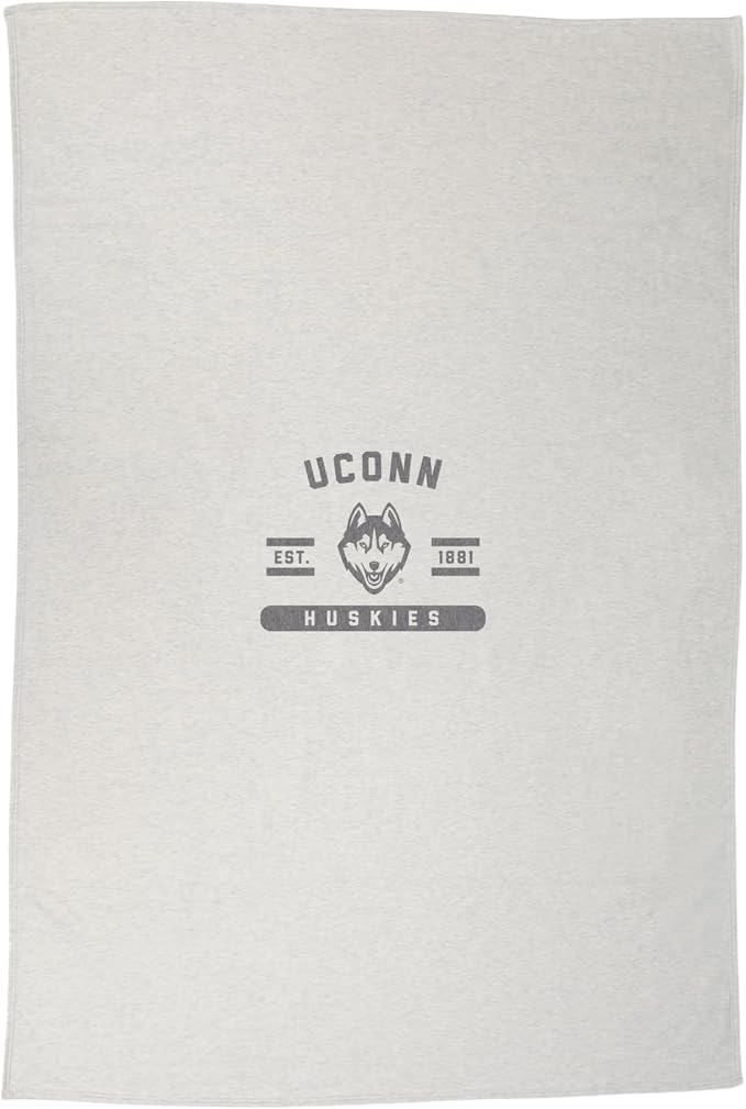 Logo Brands NCAA Sweatshirt Blanket - Officially Licensed Soft Throw Blanket for Fans, Cozy Game Day Blanket, Vintage-Style, Great Gift for Students & Alumni