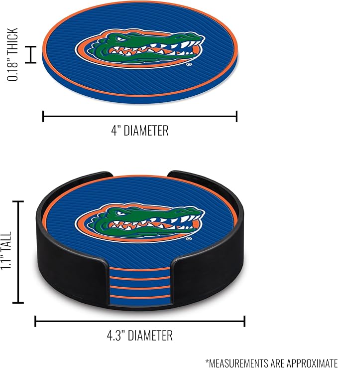 Rico Industries NCAA 4pack Coaster Set - Classic Favorites