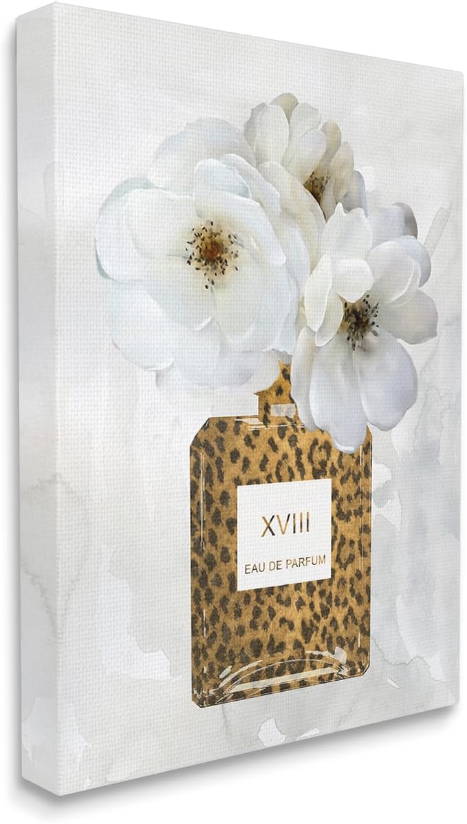 Leopard Pattern Perfume, 16 x 20 Inch Canvas Wall Art