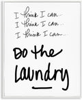 Humor Laundry Motivation Quote, 24 x 30 Inch Framed Giclée Print | Stupell Industries · By SD Graphics Studio · Ready to hang · Great gift for laundry room decor · Made in USA