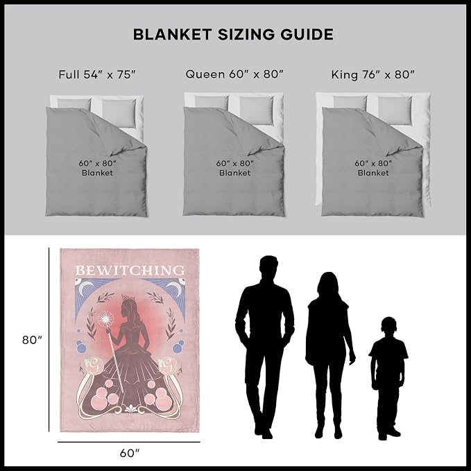 Northwest Wicked Bewitching Silk Touch Throw Blanket 60x80 inches