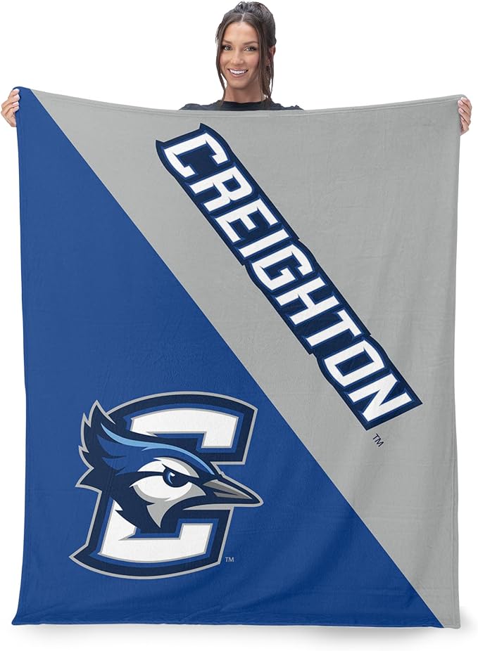 Northwest NCAA Silk Touch Throw Blanket, Ultra Soft Plush Polyester, Lightweight Warm Decorative Fan Gift, 46 x 60 in
