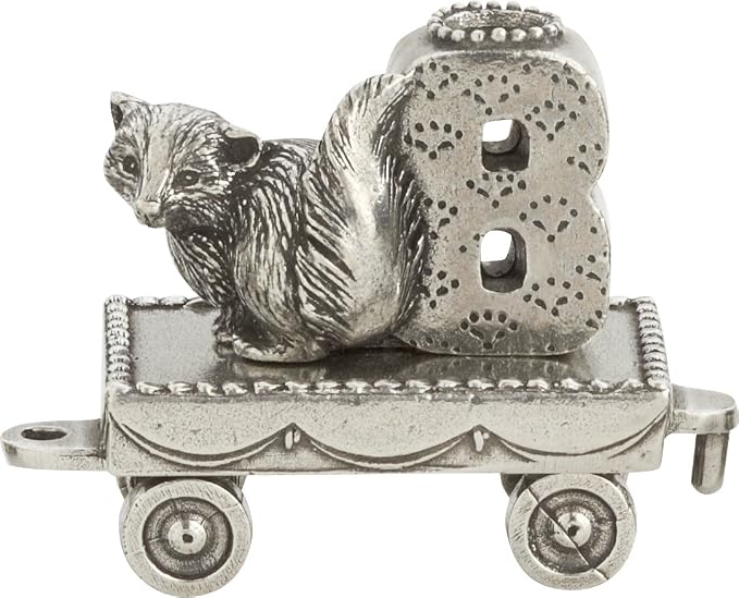 DANFORTH – Birthday Train (8- Skunk) – Candleholder - Handcasted Pewter Birthday Party Decorations - Made in USA
