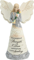 Pavilion Gift Company 82348 Strength and Healing Angel Figurine, 6-1/2-Inch, White