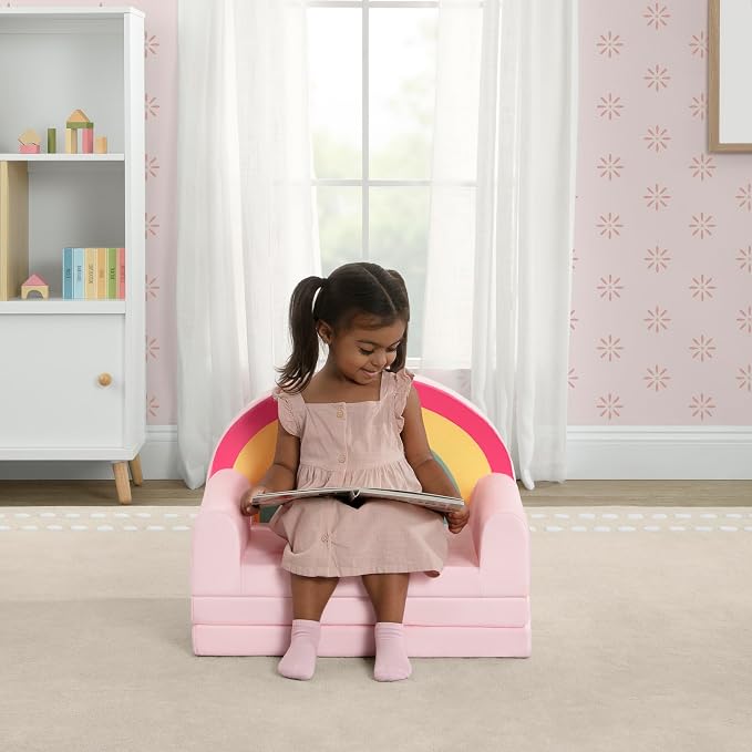 Delta Children Rainbow Flipout Figural Chair