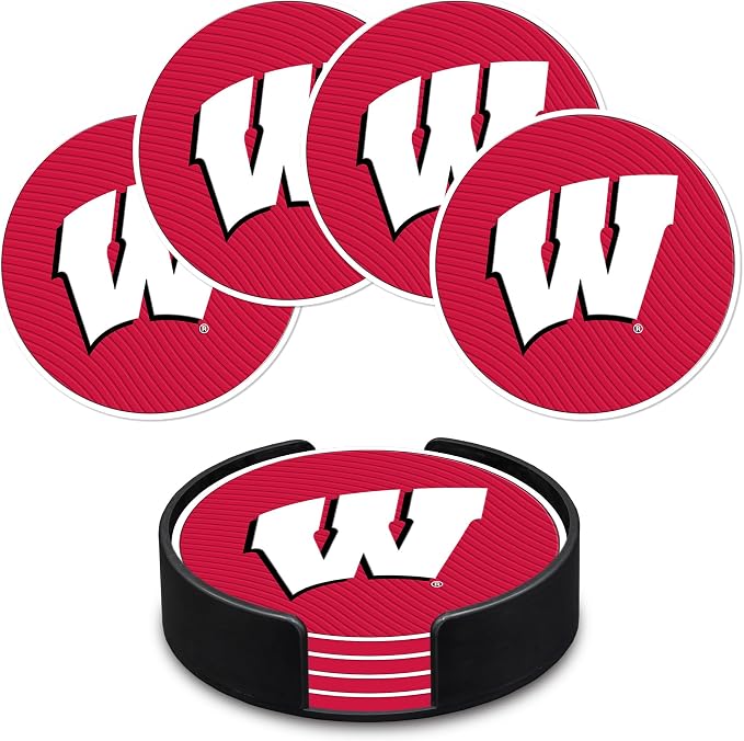 Rico Industries NCAA 4pack Coaster Set - Classic Favorites