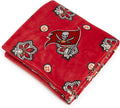 Vera Bradley Women's Fleece NFL Oversized Throw Blanket (Multiple Teams Available), Tampabaybuccaneersondarkred/Blackbandana, One Size