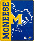 Proformance Home NCAA Mcnesse State Cowboys Endzone Ultra Soft Tailgate Throw