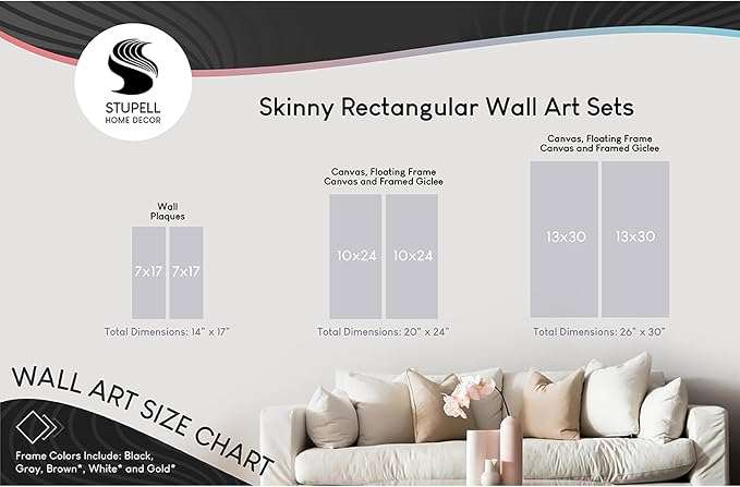 Blue Hydrangea Long Stems, 7 x 17 Inch Mounted Print on Wall Plaque Set | Stupell Industries · By Nan · Ready to hang · Made in USA