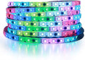 ALITOVE WS2811 12V RGB IC Addressable LED Strip Lights 16.4ft 300LEDs IP65 | with VHB Heavy Duty Self-Adhesive Back, Waterproof Programmable LED Light Strip, 12 Volt Flexible Cuttable Pixel Strip Light