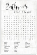 Stupell Industries Bathroom Word Search Fun Family Word Design Wall Plaque Art Design By Artist Daphne Polselli 13 x 19 | Stupell Industries · By Lil' Rue · Hand finished · Ready to hang · Made in USA