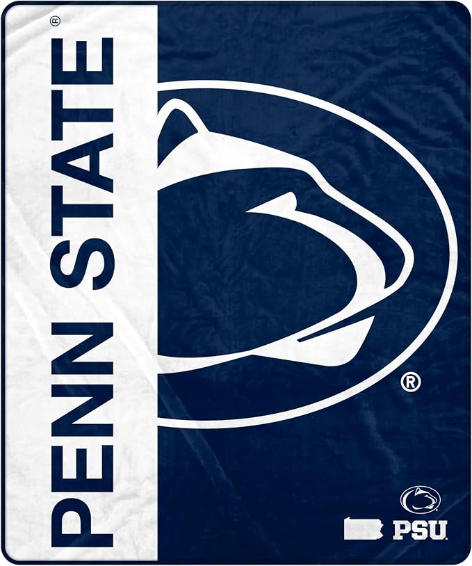 Proformance Home NCAA Penn State Nittany Lions Endzone Ultra Soft Tailgate Throw
