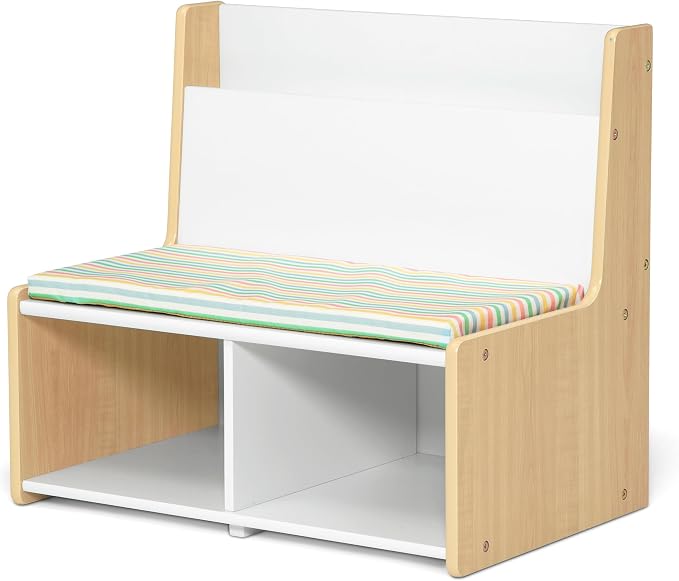 Delta Children - GapKids Reading Nook with Padded Bench - Greenguard Gold Certified, Pastel