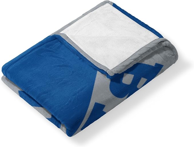 Northwest NCAA Silk Touch Throw Blanket, Ultra Soft Plush Polyester, Lightweight Warm Decorative Fan Gift, 46 x 60 in