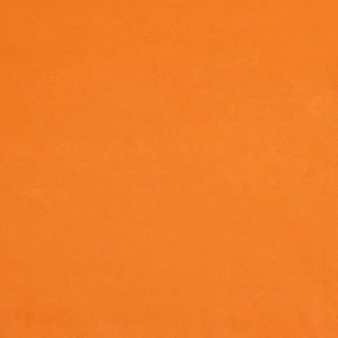 Amazon Basics Kid's Soft, Breathable, Easy-Wash Microfiber 3-Piece Sheet Set, Machine Washable, Twin, Bright Orange, Solid