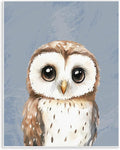 Sweet Woodland Owl Nursery, 11 x 14 Inch Mounted Print on Wall Plaque | Stupell Industries · By Christine Simpson Art · Ready to hang · Charming for nursery or kids room · Made in USA