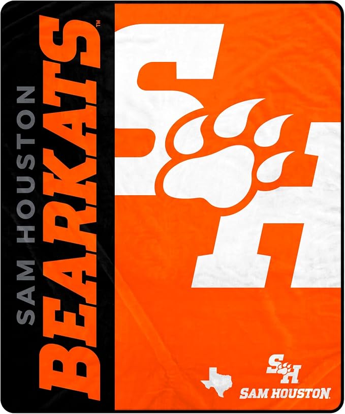 Proformance Home NCAA Sam Houston State Bearkats Endzone Ultra Soft Tailgate Throw